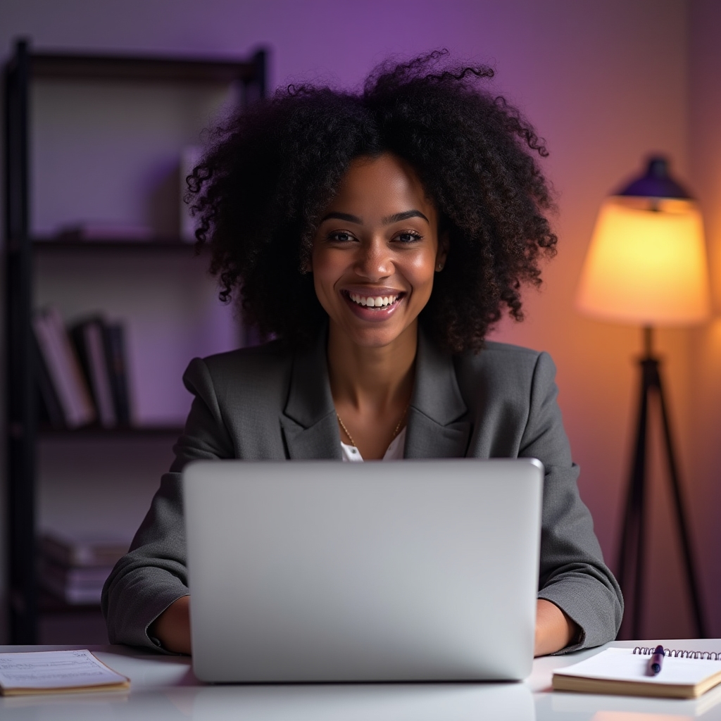 Language coach and student in focused one-to-one online session with notes visible